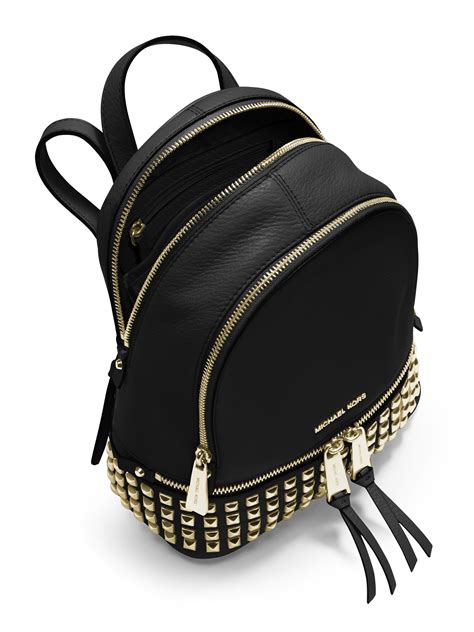 michael kors black backpack.